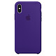 Nota Custodia in silicone ultravioletto Apple iPhone X
