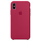 Avis Apple Coque en silicone Rose rouge Apple iPhone X