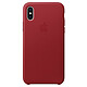 Avis Apple Coque en cuir (PRODUCT)RED Apple iPhone X