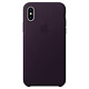 Review Apple Leather Case Apple iPhone X Aubergine