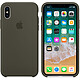 Apple Carcasa de silicona Oliva oscura Apple iPhone X Funda de silicona para Apple iPhone X