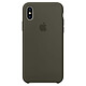 Avis Apple Coque en silicone Olive sombre Apple iPhone X