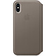 Review Apple Folio Leather Case Taupe Apple iPhone X