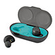 Wiko WiSHAKE True Wireless Noir Écouteurs intra-auriculaires sans fil Bluetooth avec microphone et conception waterproof IPX5