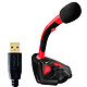 KLIM Voice (rouge) Microphone USB pour streaming, gaming, prise de son... (compatible avec tous les OS: PC, Mac, Linux, PS4...)