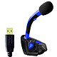 KLIM Voice (azul) Micrófono USB para streaming, juegos, grabación de sonido.... (compatible con todos los sistemas operativos: PC, Mac, Linux, PS4...)