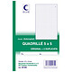 Elve Quadrill notebook 5 x 5 mm, 50 tri-fold sheets Manifold quadrill, A5 format