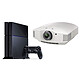 Sony VPL-HW45ES Blanc + Sony PlayStation 4 (500 Go)