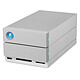 LaCie 2big Dock Thunderbolt 3 - 16Tb Sistema de almacenamiento RAID profesional de 2 discos de alto rendimiento en puertos Thunderbolt 3 y USB 3.1 - Incluye 5 años de servicios de rescate