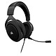Corsair HS50 (negro) Auriculares de gaming - Jack - sonido estéreo - micrófono con reducción del ruido - certificado Discord