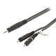 Sweex cable estéreo 3.5 mm / 2x RCA macho/machos Gris - 1.5 m Cable estéreo 3,5 mm macho - 2x RCA macho