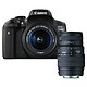 Canon EOS 750D + EF-S 18-55mm f/3.5-5.6 IS STM + SIGMA 70-300mm f/4-5.6 DG Macro Reflex Numérique 22.3 MP - Ecran tactile 3" - Vidéo Full HD - Wi-Fi - NFC + Objectif EF-S 18-55mm f/3.5-5.6 IS STM + SIGMA 70-300mm f/4-5,6 DG Macro - Télézoom macro