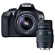 Canon EOS 1300D + EF-S 18-55 mm IS II + SIGMA 70-300mm f/4-5.6 DG Macro Reflex Numérique 18 MP - Ecran tactile 3" - Vidéo Full HD - Wi-Fi - NFC + Objectif EF-S 18-55mm f/3.5-5.6 IS II + SIGMA 70-300mm f/4-5,6 DG Macro - Télézoom macro