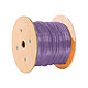RJ45 Cable S/FTP de una sola hebra, categoría 7, rollo de 305 m (púrpura) - Certificado RPC
