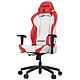 Vertagear Racing SL2000 (blanco/rojo) Asiento de piel con respaldo regulable en 140° y reposabrazos 2D para jugadores (hasta 150 kg)