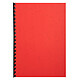 Acheter Exacompta Plats de couverture grain cuir rouges A4 x 25