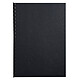 Buy Exacompta Cover sheets leather grain black A4 x 100
