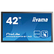 iiyama 42" LED - Prolite TH4265MIS-B1AG Écran tactile multipoint 1920 x 1080 pixels 16:9 - AMVA3 - 3000:1 - 6.5 ms - HDMI - Haut-parleur intégré - Noir