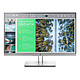 HP 23.8" LED - EliteDisplay E243 1920 x 1080 pixels - 5 ms - Format large 16/9 - Dalle IPS - DisplayPort - HDMI - Hub USB - Pivot - Noir/Argent