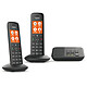 Gigaset C570A Duo Noir Téléphone DECT sans fil avec répondeur et combiné supplémentaire