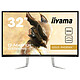 iiyama 31.5" LED - G-MASTER G3266HS-B1 1920 x 1080 píxeles - 3 ms - Gran formato 16/9 - 144 Hz - Panel VA curvo - HDMI - DisplayPort - Negro/Plata