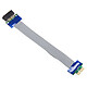 Kolink adaptateur horizontal (riser) PCI-Express 1x - Nappe 190 mm Adaptateur horizontal (riser) PCI-Express 1x - Nappe 190 mm
