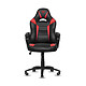 Spirit of Gamer Fighter (red) PU leather gaming chair with fixed armrests (up to 120 kg)