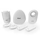 LDLC Home Kit Système de surveillance complet sans-fil connecté avec centrale d'alarme, détecteur de mouvement, capteurs anti-effraction, alarme et télécommandes