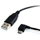 StarTech.com UUSBHAUB3LA USB 2.0 Tipo A y cable de carga y sincronización a micro USB Tipo B doblado - 0.9 m