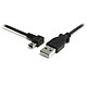 StarTech.com USB2HABM3LA USB 2.0 Tipo A a mini USB 2.0 B cable acodado (Macho/Macho - 91 cm)
