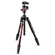 Manfrotto Befree Advanced - MKBFRTA4RD-BH Alu/Red Travelling tripod kit with rotary lock