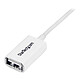Avis StarTech.com Câble d'extension USB 2.0 Type A-A - M/F - 3 m - Blanc