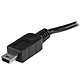 Avis StarTech.com Câble OTG micro USB vers mini USB - M/M - 20 cm - Noir
