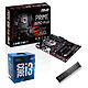 Kit Upgrade PC Core i3 ASUS B250-PLUS 4 Go Carte mère ATX Socket 1151 Intel B250 Express + CPU Intel Core i3-7100 (3.9 GHz) + RAM 4 Go DDR4 2133 MHz