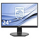 Philips 24" LED - 242B7QPTEB 2560 x 1440 pixels - 5 ms (gris à gris) - Format large 16/9 - Dalle IPS - DisplayPort - HDMI - Hub USB - Noir