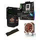 Kit Upgrade PC AMD Ryzen Threadripper 1900X MSI X399 SLI PLUS 32 Go
