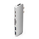 HyperDrive Duo (Silver) Adapter 2 x USB-C to HDMI, USB-C, Thunderbolt 3, 2 x USB 3.1(Gen1), microSD SD