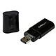 StarTech.com Sound card / USB to audio adapter stro External USB sound card with 3.5 mm mini-jack connectors for headphones and microphone
