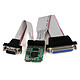 StarTech.com PEX1S1PMINI Carte mini PCI-Express avec 1 port DB-9 et 1 port DB-25