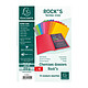 Exacompta Rock's Shirts - 24 x 32 cm x 10 Pack of 10 assorted A4 card folders 220 g