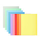 Exacompta Super Assorted Shirts x 10 Pack of 10 A4 card folders, assorted