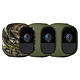 Arlo Pro VMA4200 Lot de 3 coques en silicone (vertes et camouflage) remplaçables pour caméra Arlo Pro