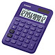 Casio MS-20UC Violet Calculatrice compacte de bureau 12 chiffres