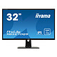 iiyama 32" LED - ProLite XB3270QS-B1 2560 x 1440 pixels - 4 ms (gris à gris) - Format large 16/9 - Dalle IPS - DisplayPort - HDMI - Noir