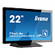 iiyama 21.5" Touch LED - ProLite T2234MSC-B5X 1920 x 1080 píxeles - MultiTouch Touch - 8 ms - Gran formato 16/9 - IPS tile - Negro
