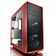 Fractal Design Focus G Red Mid Tower Case With Large Windowed Side Panel