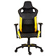Corsair T1 Race V2 (black/yellow) Gaming chair - PU leather - firm moulded seat - 4D armrests - rollerblade style wheels compatible with all floors (parquet, carpet, tiles...) - 180° reclining backrest - 10° reclining seat - weight limited to 120 kg