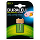 Duracell Recharge Ultra 9V 170 mAh (par 1) Pile rechargeable 9V 170 mAh