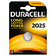 Duracell 2025 Lithium 3V Pile bouton CR2025 au lithium 3V