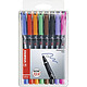 STABILO OHPen F (0.7 mm) permanent - Case of 8 Set of 8 assorted permanent markers with 0.7 mm bullet tip